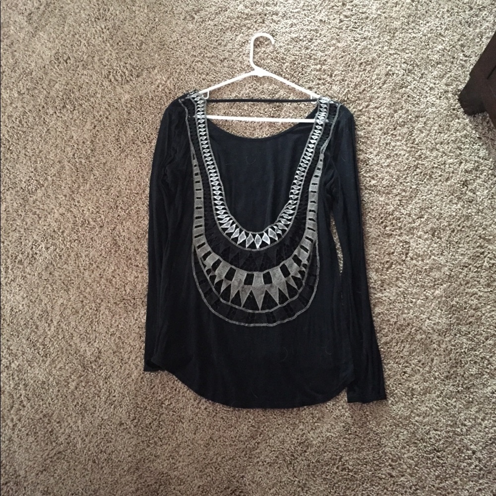 Bke Red Open Back Top